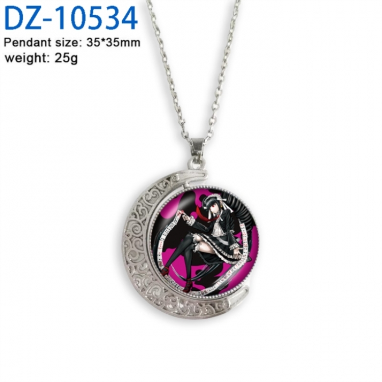 Dangan-Ronpa Anime Double sided Crystal Rotating Gem Necklace price for 5 pcs