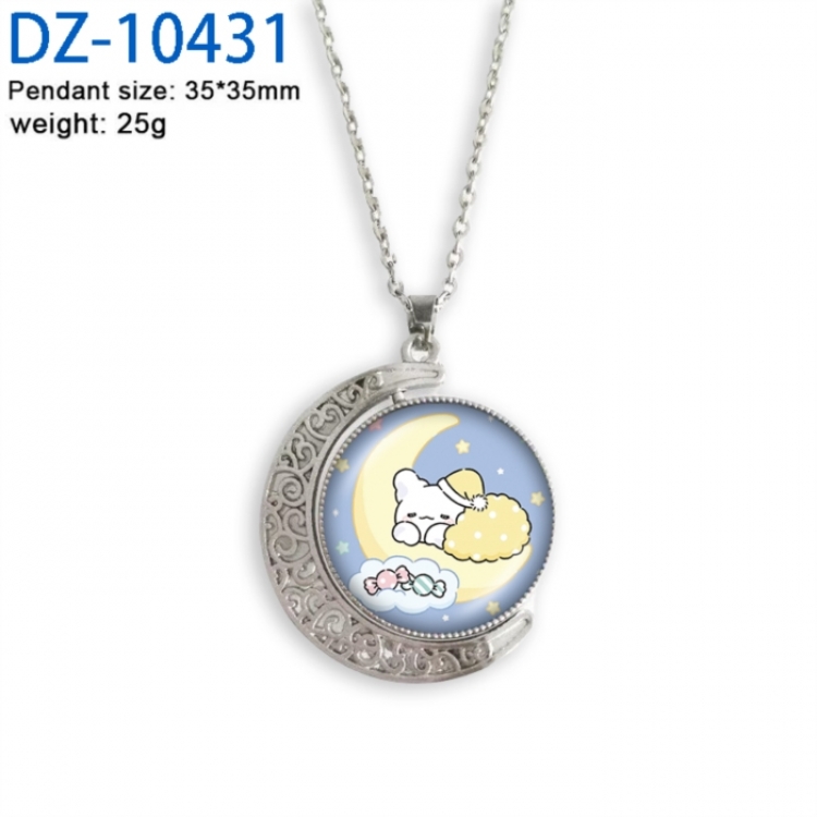Hanamaru Anime Double sided Crystal Rotating Gem Necklace price for 5 pcs