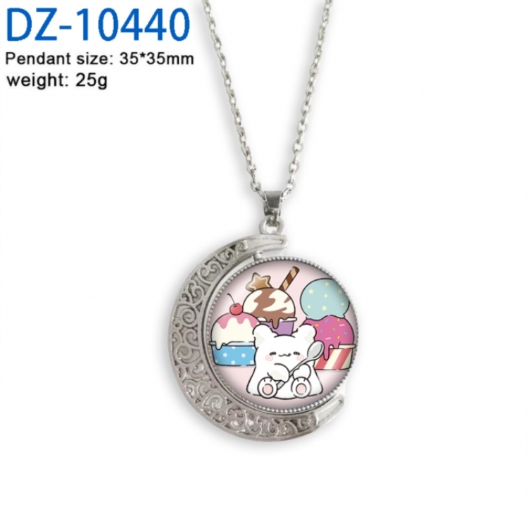 Hanamaru Anime Double sided Crystal Rotating Gem Necklace price for 5 pcs