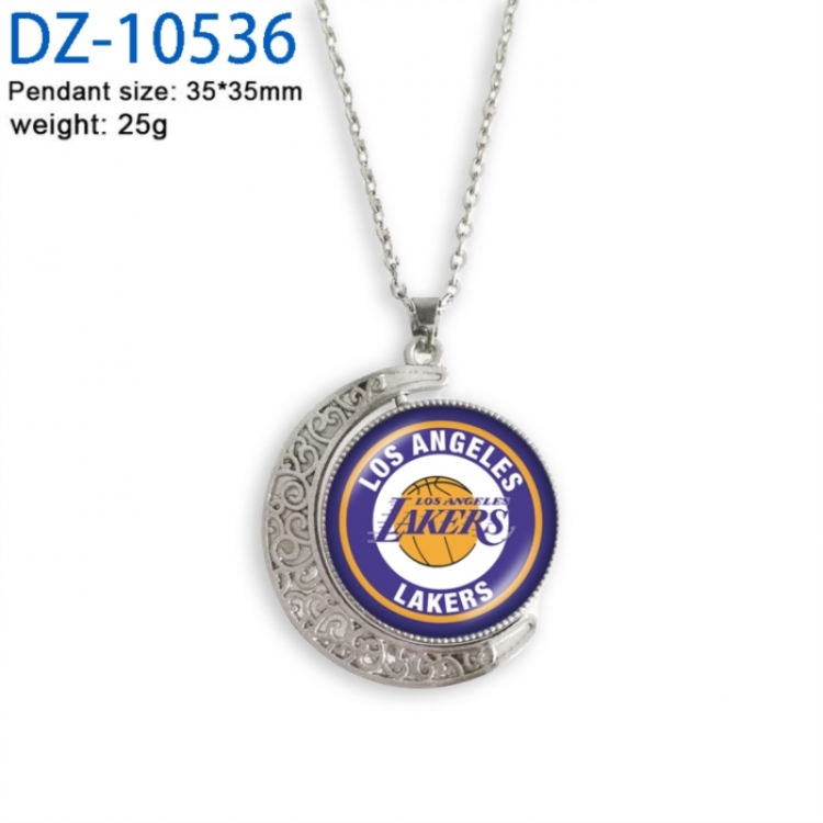 Basketball Anime Double sided Crystal Rotating Gem Necklace price for 5 pcs