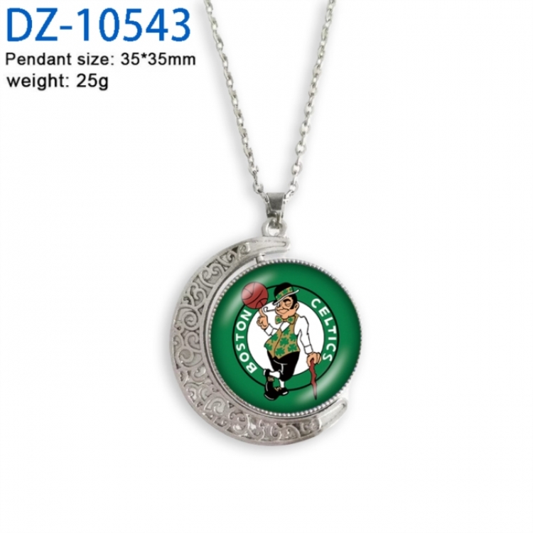 Basketball Anime Double sided Crystal Rotating Gem Necklace price for 5 pcs