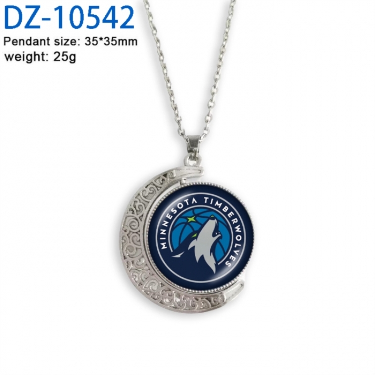 Basketball Anime Double sided Crystal Rotating Gem Necklace price for 5 pcs