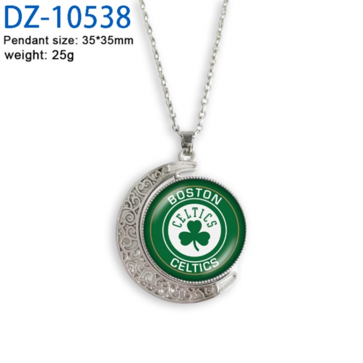 Basketball Anime Double sided Crystal Rotating Gem Necklace price for 5 pcs