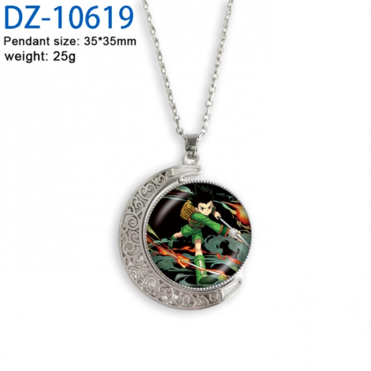 HunterXHunter Anime Double sided Crystal Rotating Gem Necklace price for 5 pcs