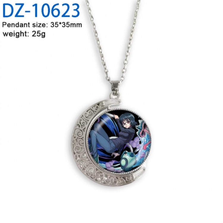 HunterXHunter Anime Double sided Crystal Rotating Gem Necklace price for 5 pcs