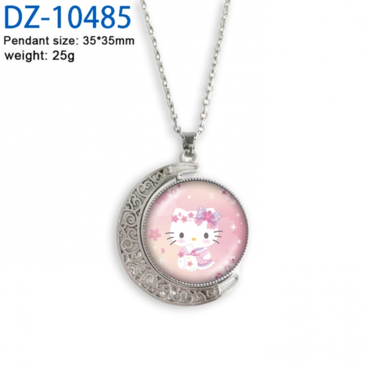 Sanrio Anime Double sided Crystal Rotating Gem Necklace price for 5 pcs