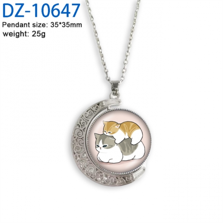 SharkCat Anime Double sided Crystal Rotating Gem Necklace price for 5 pcs