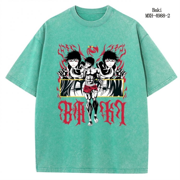 Bleach Anime peripheral pure cotton washed and worn T-shirt from S to 2XL