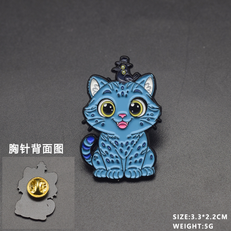 K-Pop:Demon Hunters Anime cartoon metal brooch  price for 5 pcs 