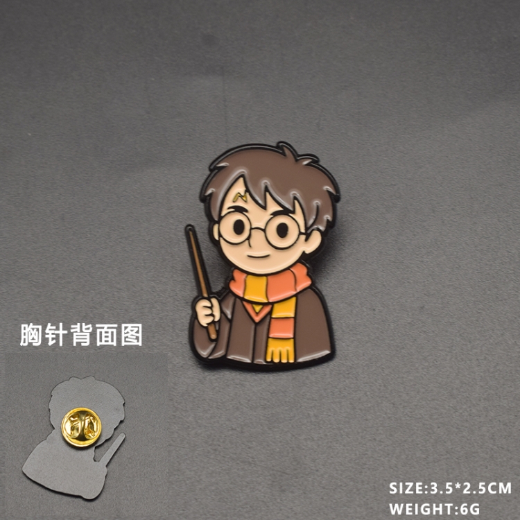 Harry Potter Anime cartoon metal brooch  price for 5 pcs 