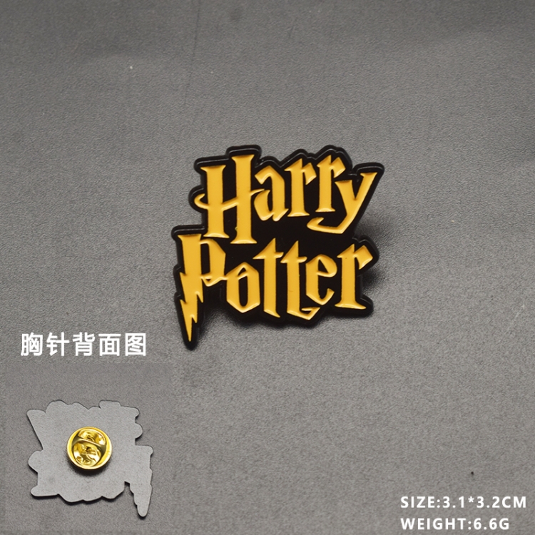 Harry Potter Anime cartoon metal brooch  price for 5 pcs 