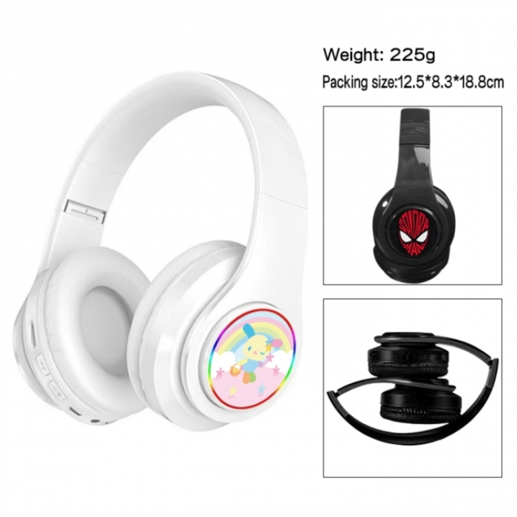 Sanrio Anime Print Foldable Over-Ear Bluetooth Headphones 12.5x8.3x18.8cm