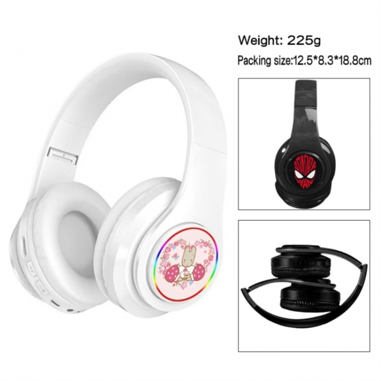Sanrio Anime Print Foldable Over-Ear Bluetooth Headphones 12.5x8.3x18.8cm