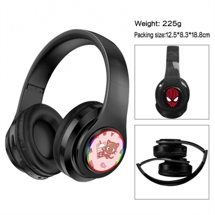 Sanrio Anime Print Foldable Over-Ear Bluetooth Headphones 12.5x8.3x18.8cm