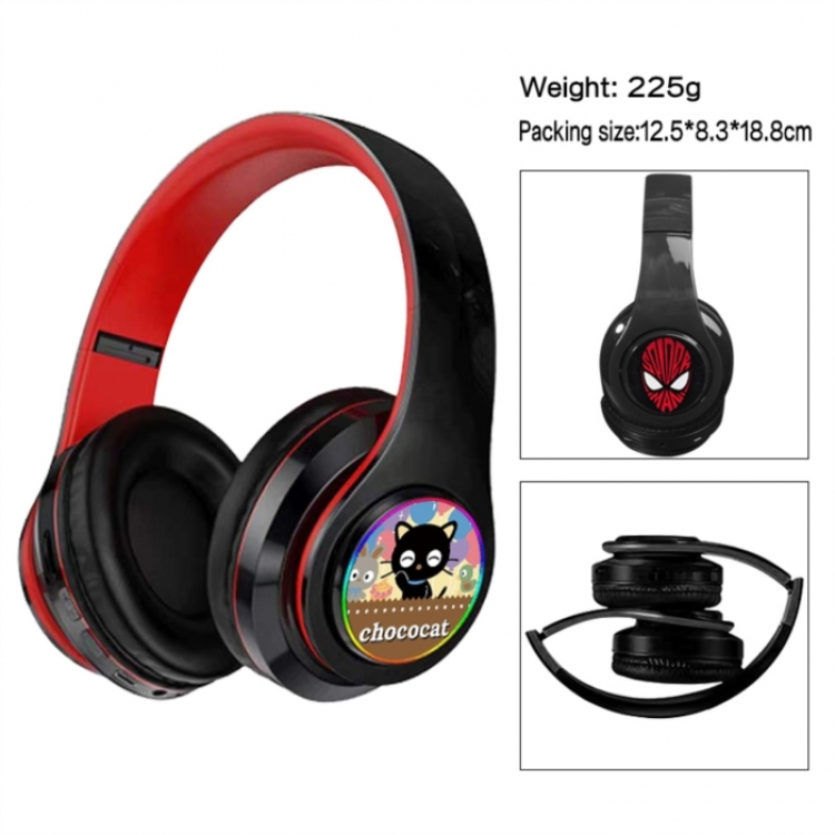 Sanrio Anime Print Foldable Over-Ear Bluetooth Headphones 12.5x8.3x18.8cm