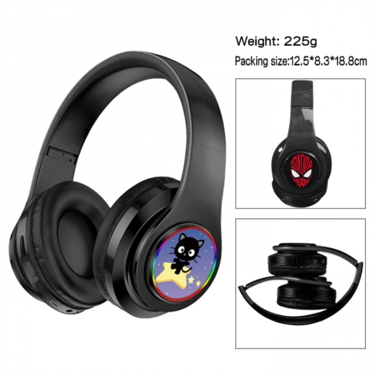 Sanrio Anime Print Foldable Over-Ear Bluetooth Headphones 12.5x8.3x18.8cm