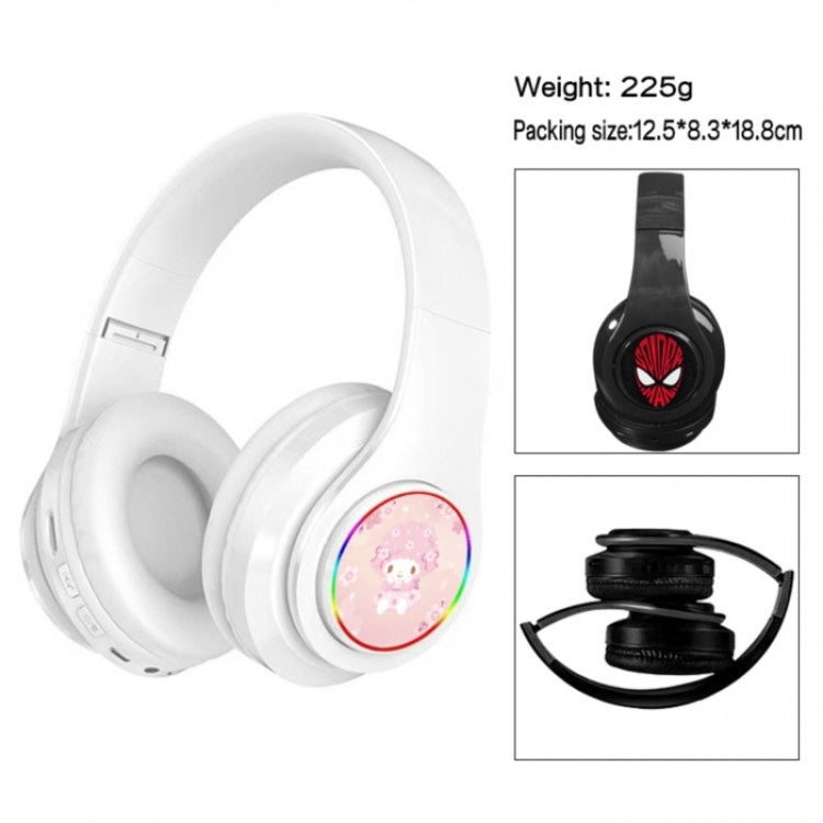 Sanrio Anime Print Foldable Over-Ear Bluetooth Headphones 12.5x8.3x18.8cm