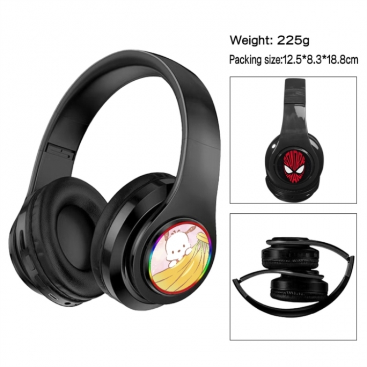 Sanrio Anime Print Foldable Over-Ear Bluetooth Headphones 12.5x8.3x18.8cm