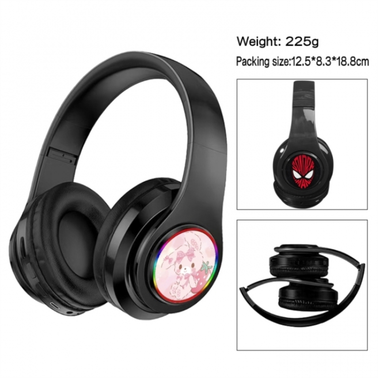Sanrio Anime Print Foldable Over-Ear Bluetooth Headphones 12.5x8.3x18.8cm