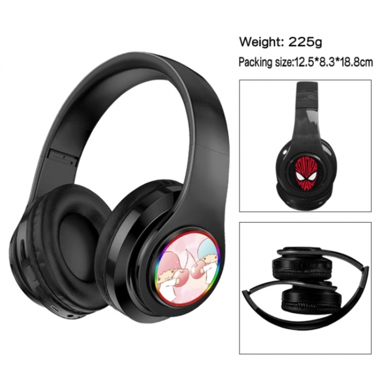 Sanrio Anime Print Foldable Over-Ear Bluetooth Headphones 12.5x8.3x18.8cm