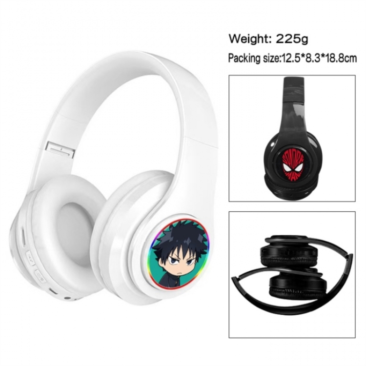 Jujutsu Kaisen  Anime Print Foldable Over-Ear Bluetooth Headphones 12.5x8.3x18.8cm