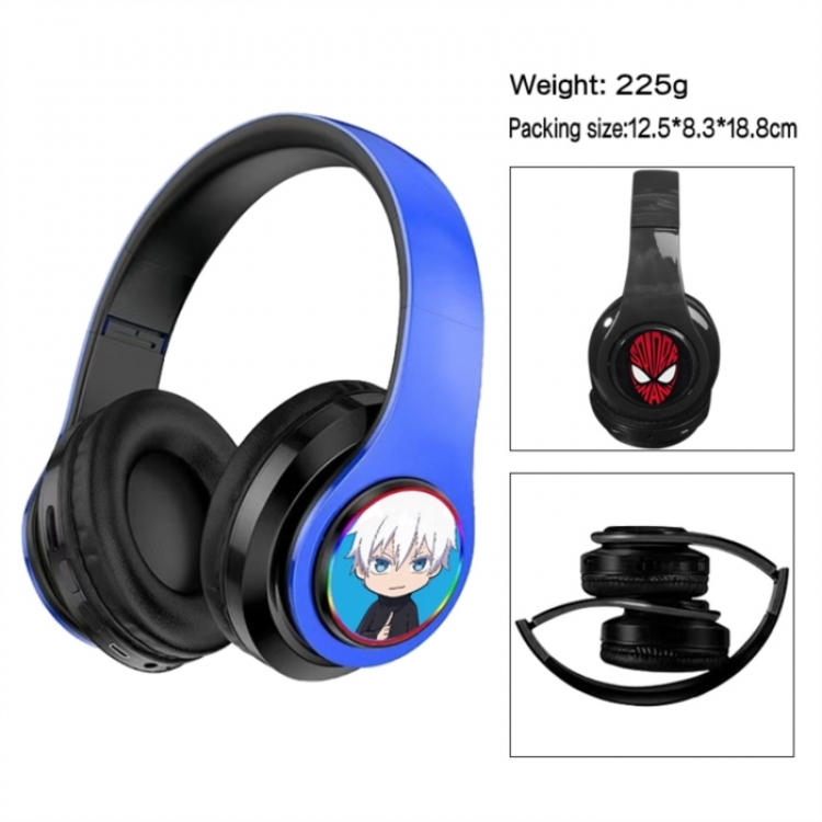Jujutsu Kaisen  Anime Print Foldable Over-Ear Bluetooth Headphones 12.5x8.3x18.8cm