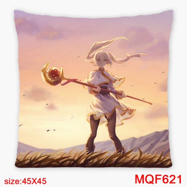 Frieren: Beyond Journey's Anime square full-color pillow cushion 45X45CM NO FILLING 