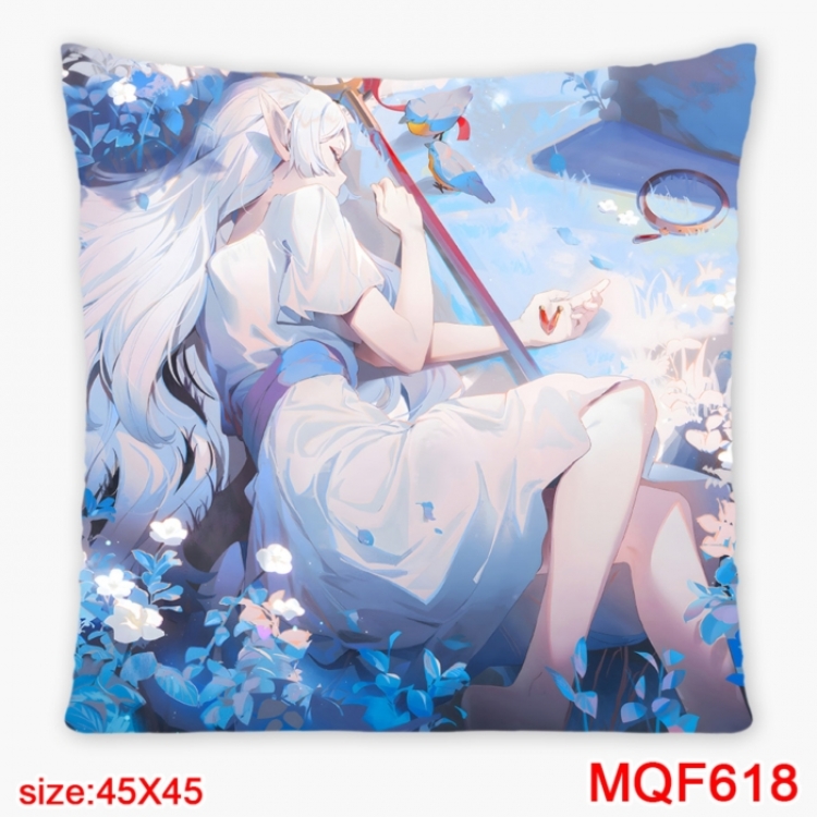 Frieren: Beyond Journey's Anime square full-color pillow cushion 45X45CM NO FILLING 