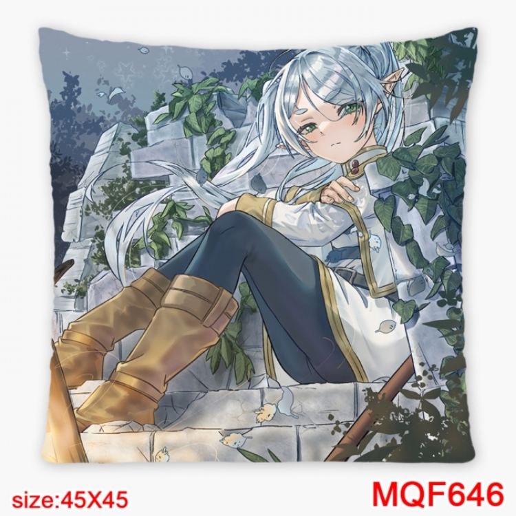 Frieren: Beyond Journey's Anime square full-color pillow cushion 45X45CM NO FILLING 