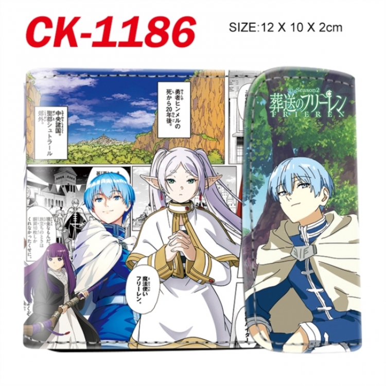 Frieren: Beyond Journey's Horizontal concealed wallet short wallet 12x10x2CM