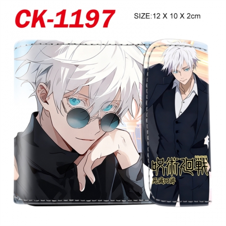 Jujutsu Kaisen Horizontal concealed wallet short wallet 12x10x2CM