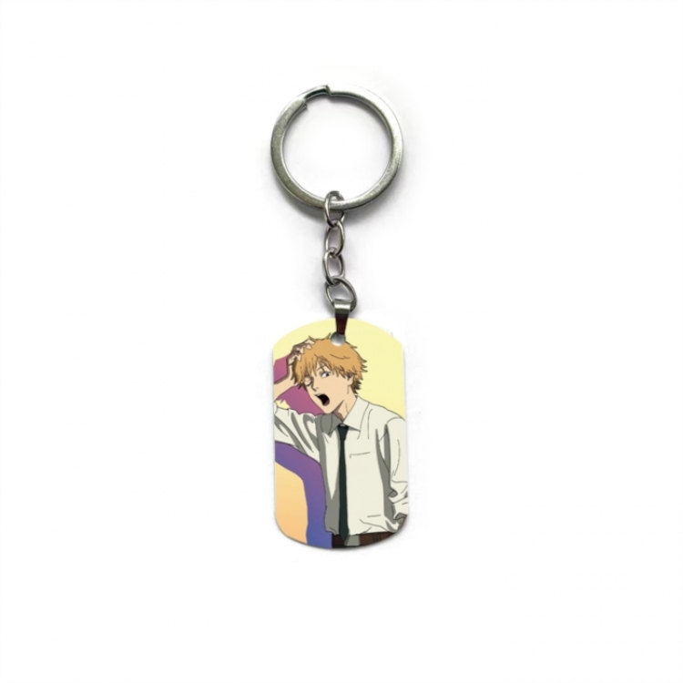 Chainsaw Man Anime double-sided full-color printed keychain price for 5 pcs