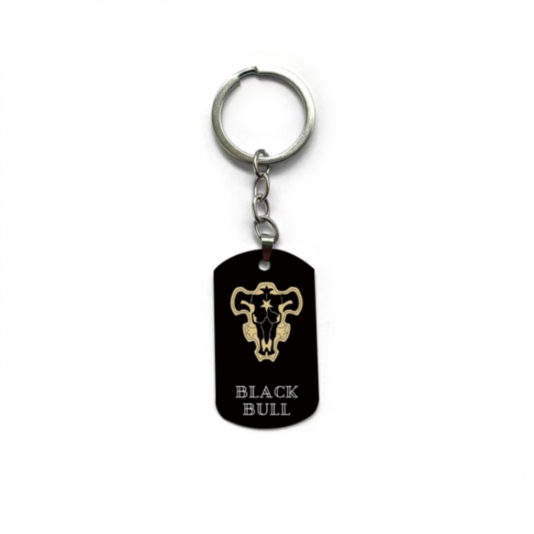 Black Clover Anime double-sided full-color printed keychain price for 5 pcs