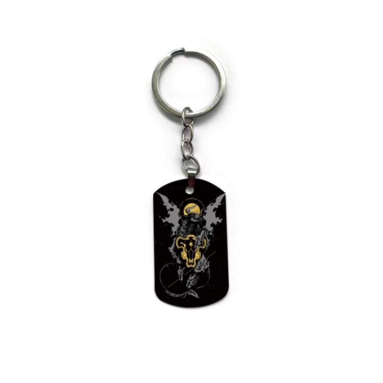 Black Clover Anime double-sided full-color printed keychain price for 5 pcs