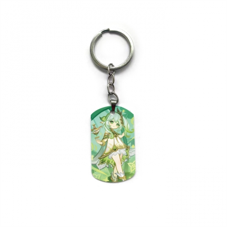 Genshin Impact Anime double-sided full-color printed keychain price for 5 pcs