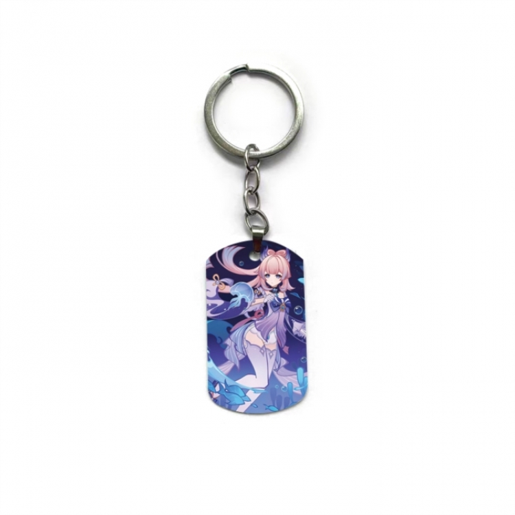 Genshin Impact Anime double-sided full-color printed keychain price for 5 pcs