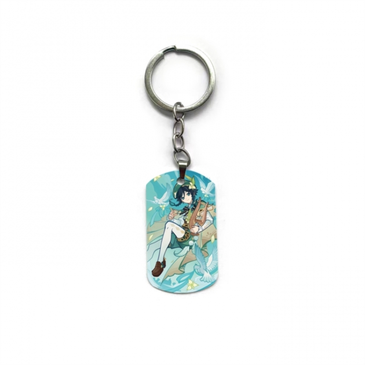Genshin Impact Anime double-sided full-color printed keychain price for 5 pcs