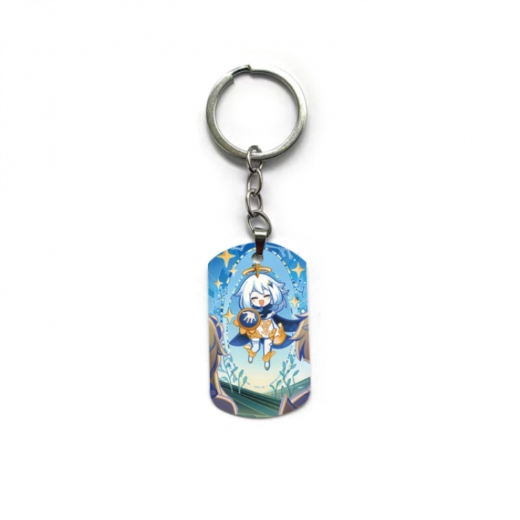 Genshin Impact Anime double-sided full-color printed keychain price for 5 pcs