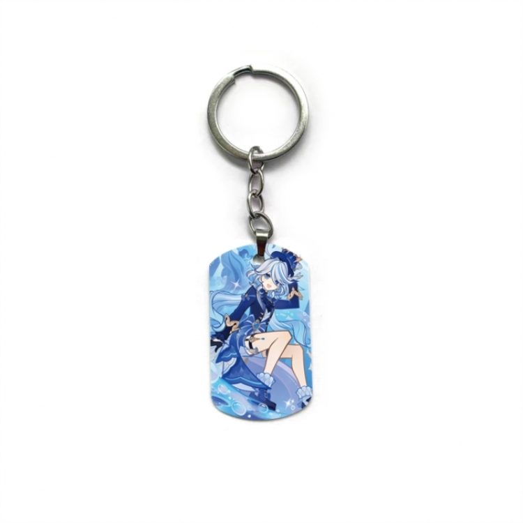 Genshin Impact Anime double-sided full-color printed keychain price for 5 pcs
