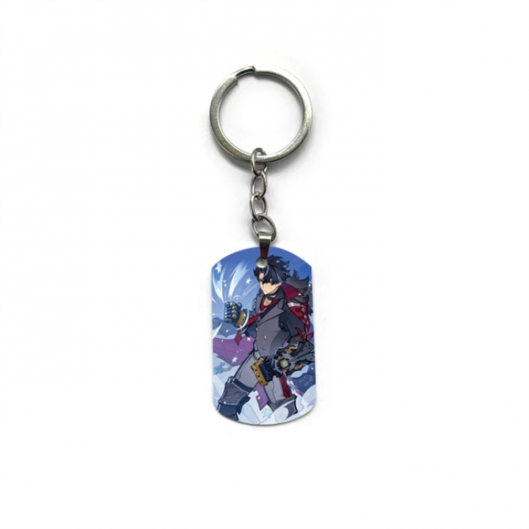 Genshin Impact Anime double-sided full-color printed keychain price for 5 pcs