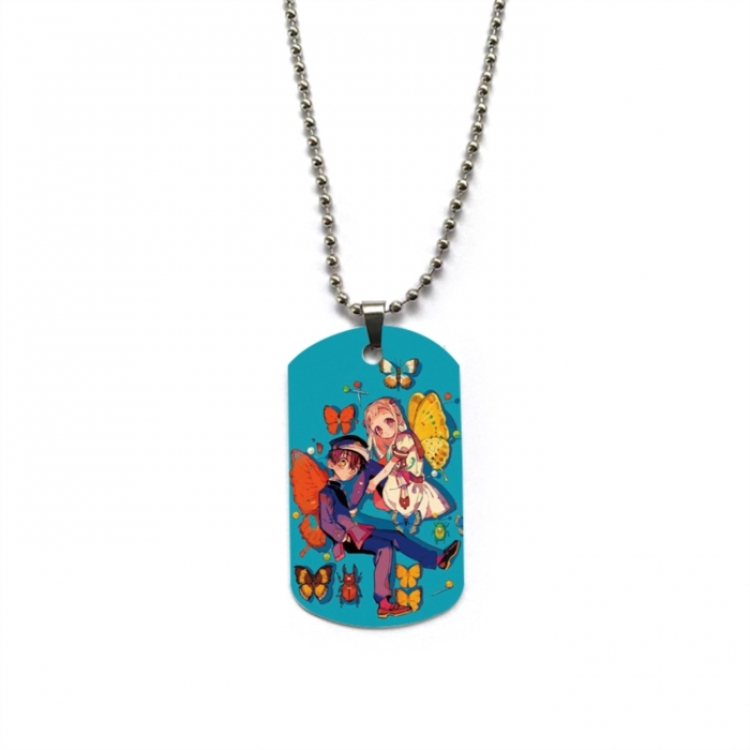 Toilet-bound Hanako-kun Anime double-sided full color printed military brand necklace price for 5 pcs