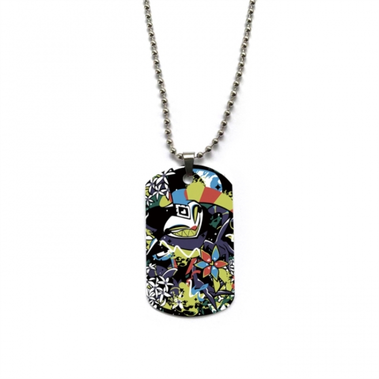 Hazbin Hotel Anime double-sided full color printed military brand necklace price for 5 pcs
