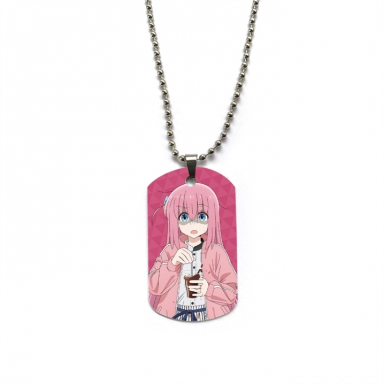 BOCCHI THE ROCK! Anime double-sided full color printed military brand necklace price for 5 pcs