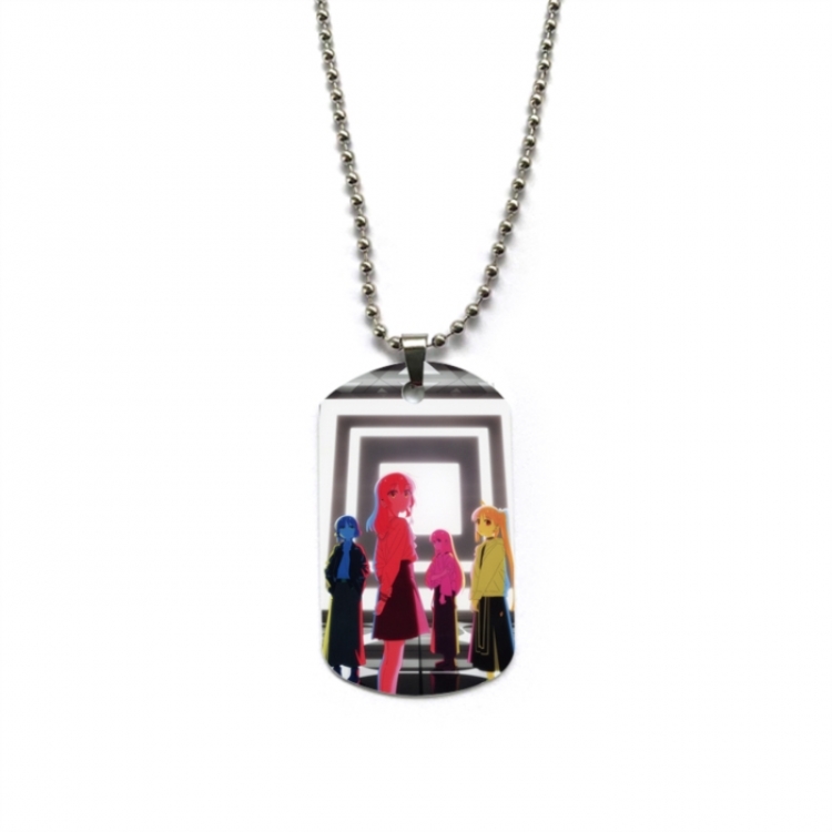 BOCCHI THE ROCK! Anime double-sided full color printed military brand necklace price for 5 pcs