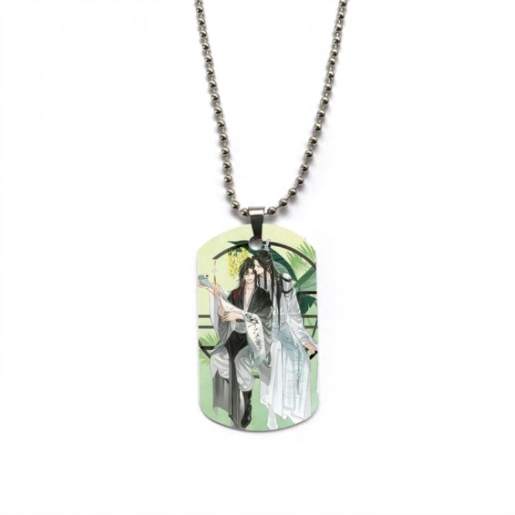 The wizard of the de Anime double-sided full color printed military brand necklace price for 5 pcs