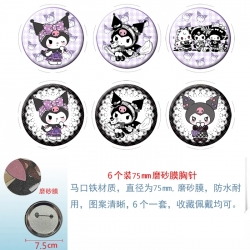 Kuromi Anime Matte film brooch...