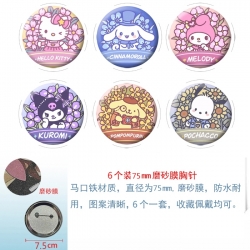 Sanrio Anime Matte film brooch...