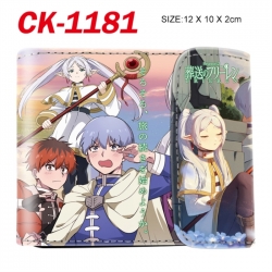 Frieren: Beyond Journey's Horizontal concealed wallet short wallet 12x10x2CM