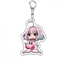 Kirby Anime Acrylic Keychain Charm price for 5 pcs