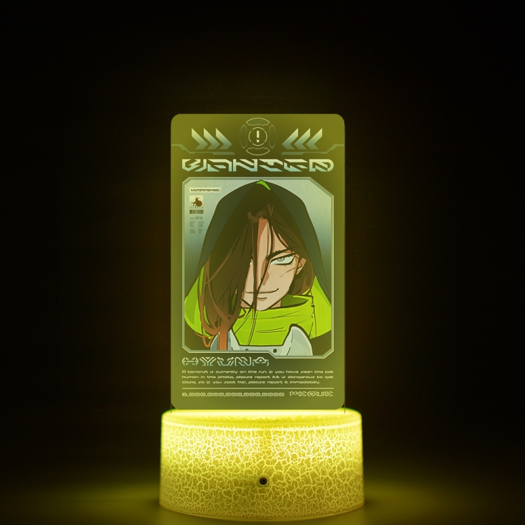 Alien Stage Acrylic night light 16 kinds of color changing USB interface box 14X7X4CM white base